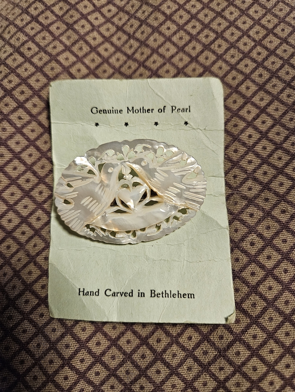 Mother Of Pearl Broach - Picture 2 of 4